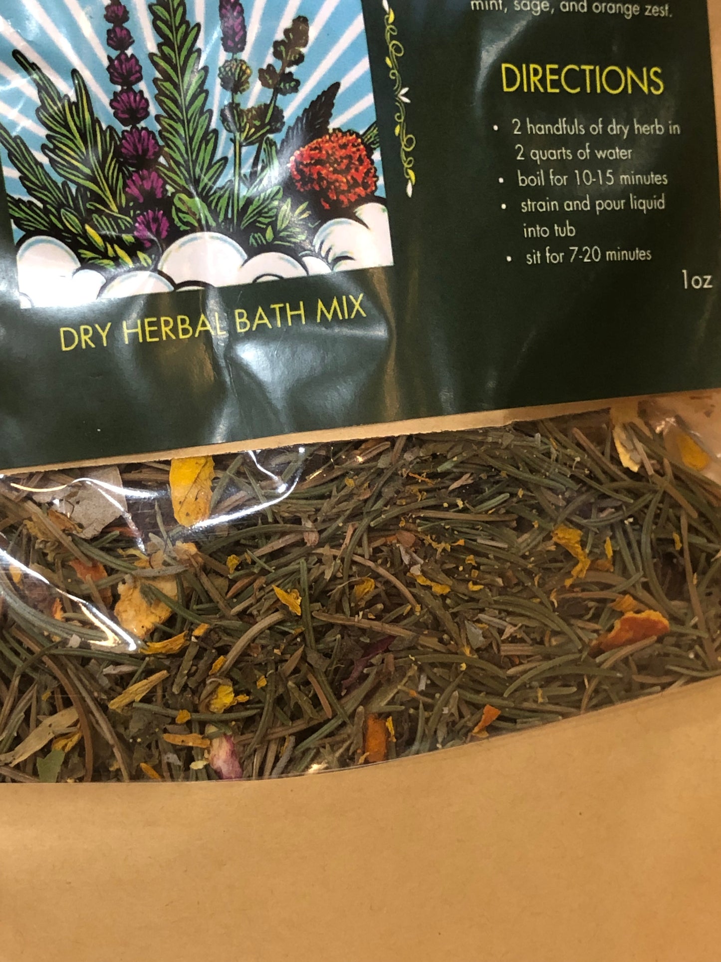 Dry Herbal Bath Mix