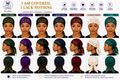 I Am Covered, I Lack Nothing Inspirational Bandana / Headwrap