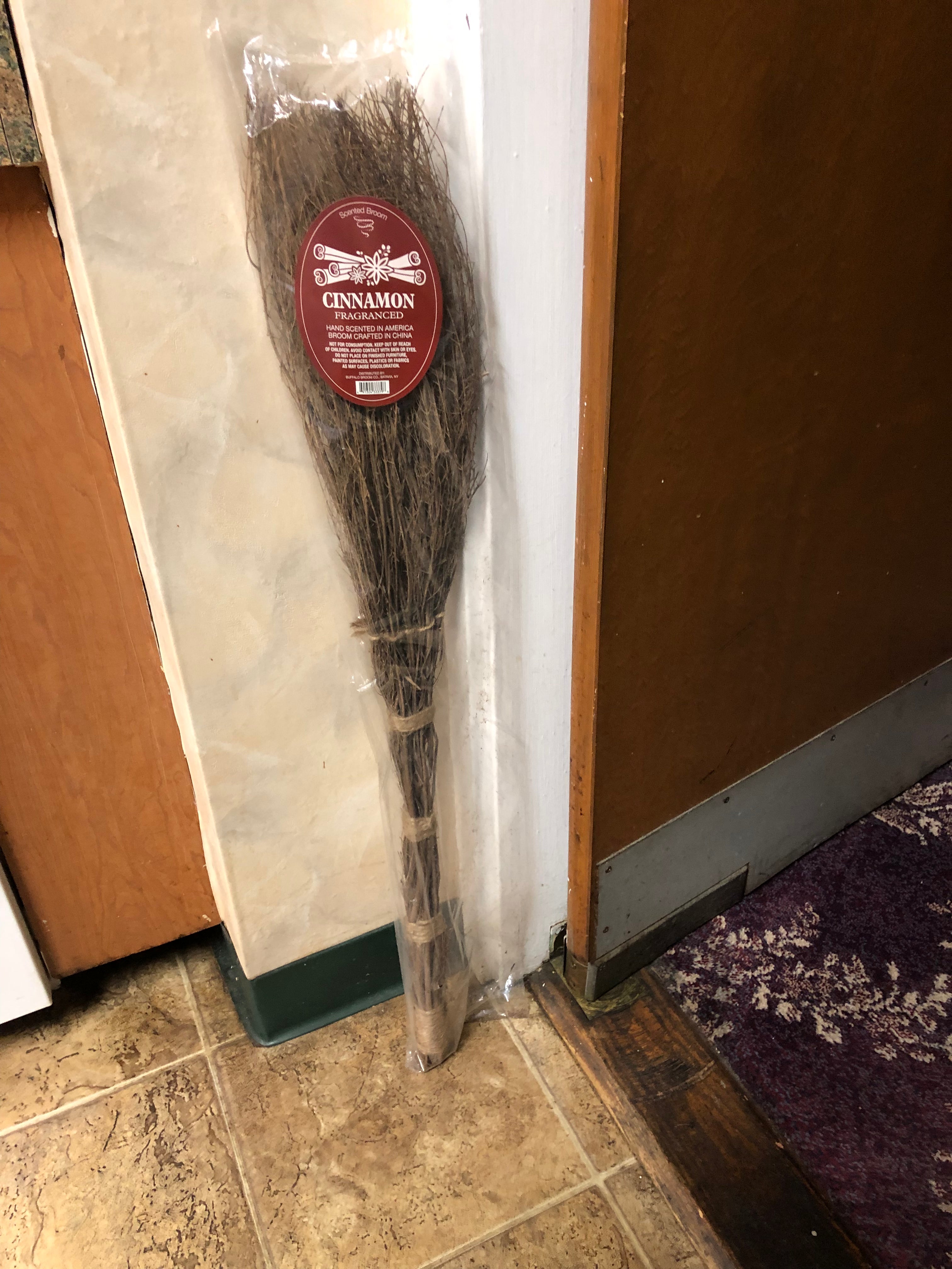 Scented cinnamon broom stick